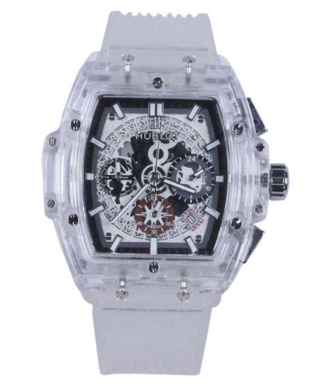 montre hublot transparente|lowest price of Hublot watches.